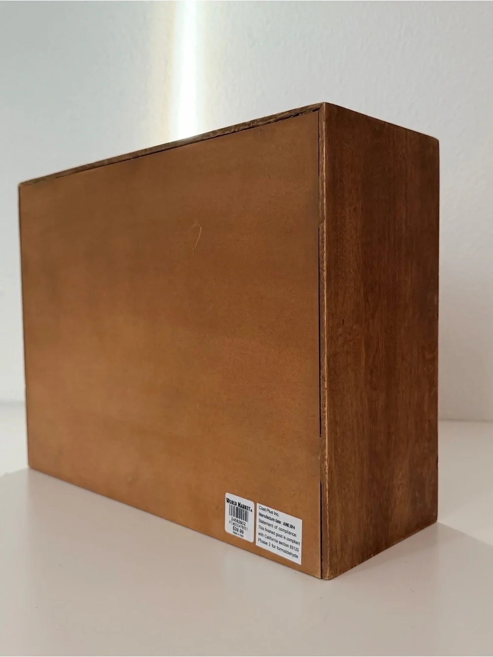 Rustic Wooden 6-Cubby Organizer - Brown